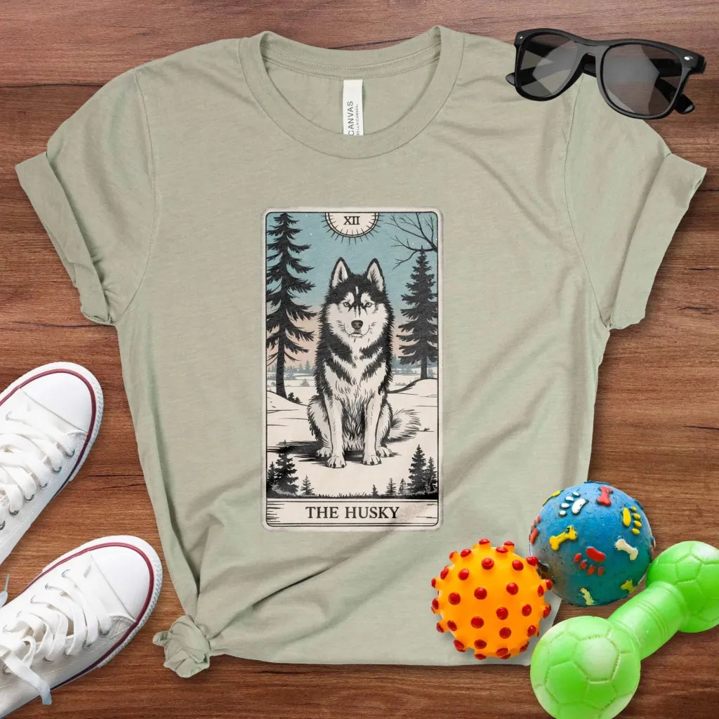 Husky Tarot Card Shirt - The Pawsitive Initiative