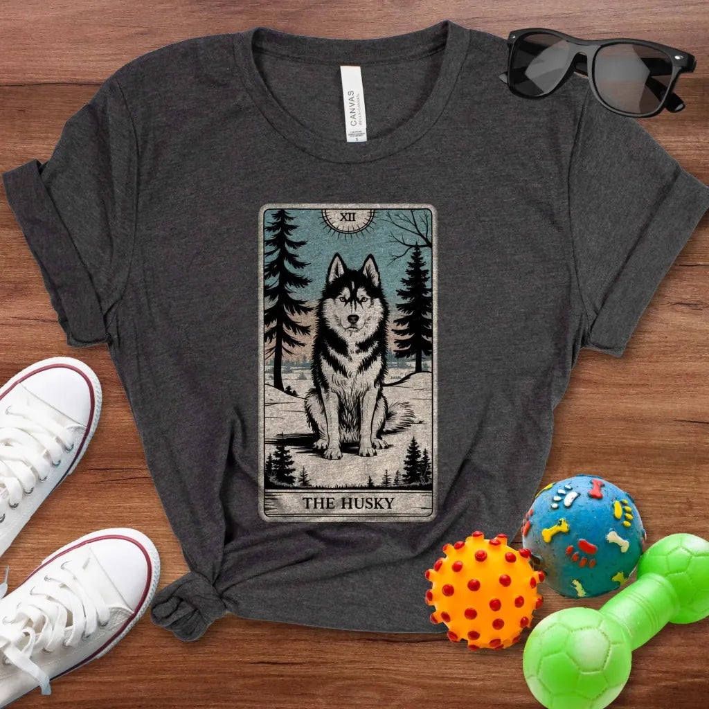 Husky Tarot Card Shirt - The Pawsitive Initiative