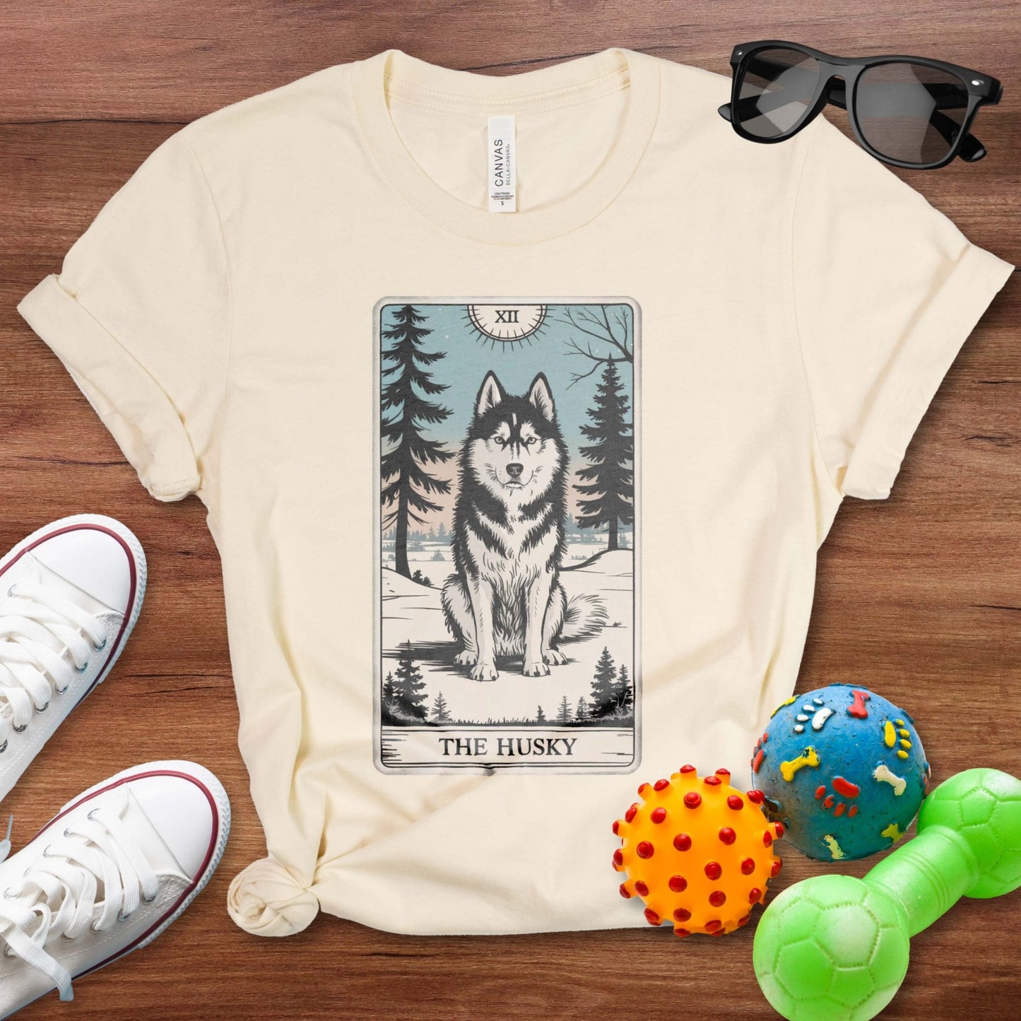 Husky Tarot Card Shirt - The Pawsitive Initiative