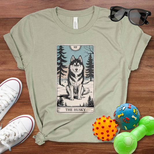 Husky Tarot Card Shirt - The Pawsitive Initiative