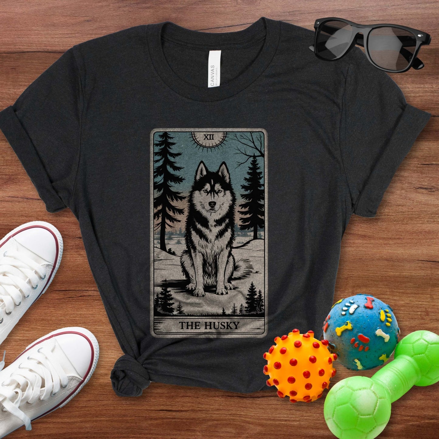 Husky Tarot Card Shirt - The Pawsitive Initiative