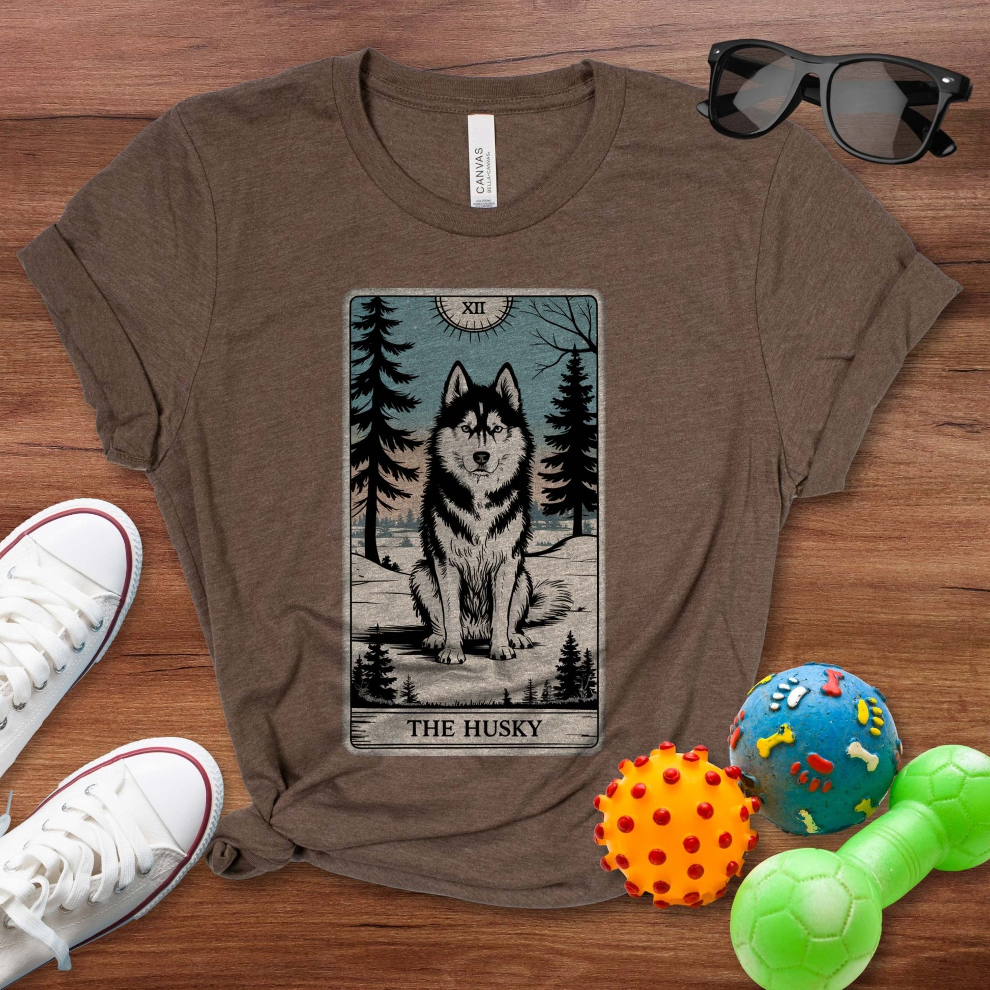 Husky Tarot Card Shirt - The Pawsitive Initiative