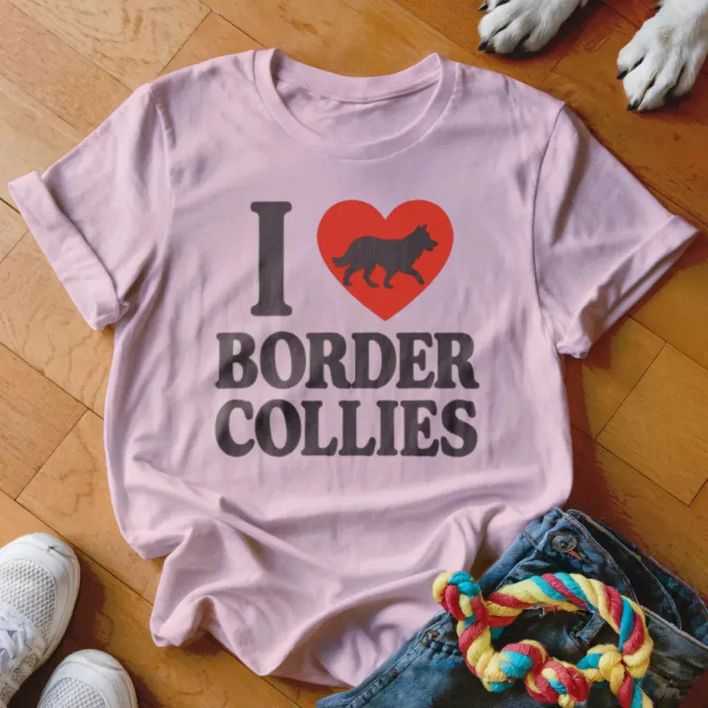 I <3 Border Collies Shirt - The Pawsitive Initiative