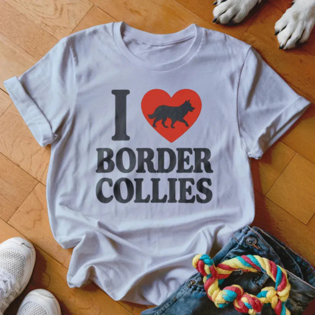 I <3 Border Collies Shirt - The Pawsitive Initiative