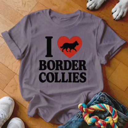 I <3 Border Collies Shirt - The Pawsitive Initiative