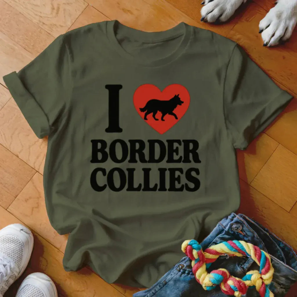 I <3 Border Collies Shirt - The Pawsitive Initiative