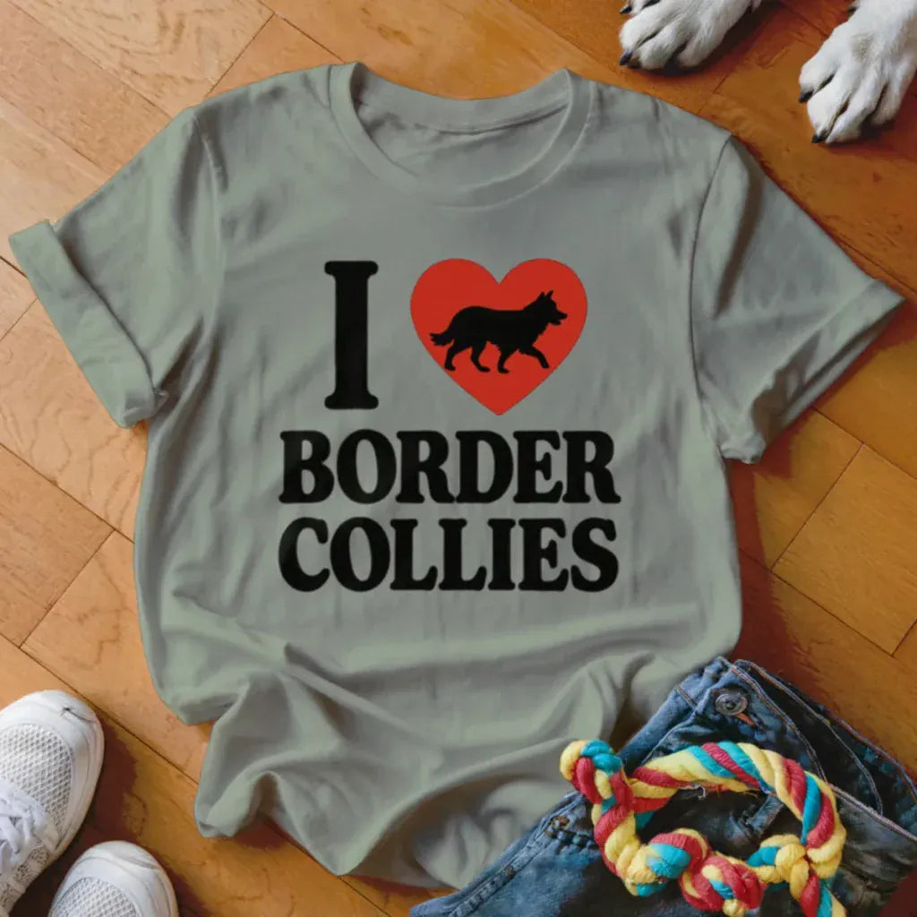I <3 Border Collies Shirt - The Pawsitive Initiative