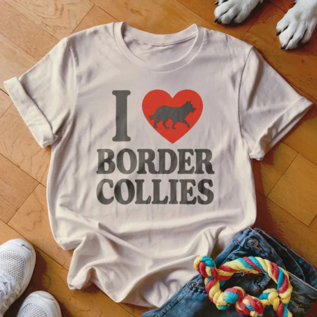 I <3 Border Collies Shirt - The Pawsitive Initiative