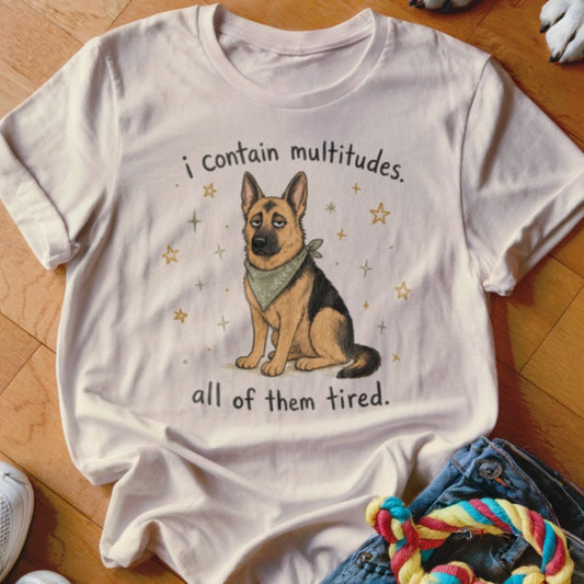 I Contain Multitudes Shirt - The Pawsitive Initiative