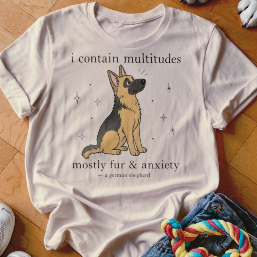 I Contain Multitudes Shirt - The Pawsitive Initiative