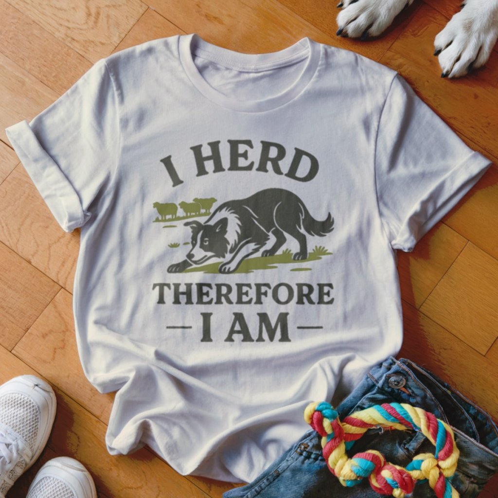 I Herd Therefore I am Shirt - The Pawsitive Initiative