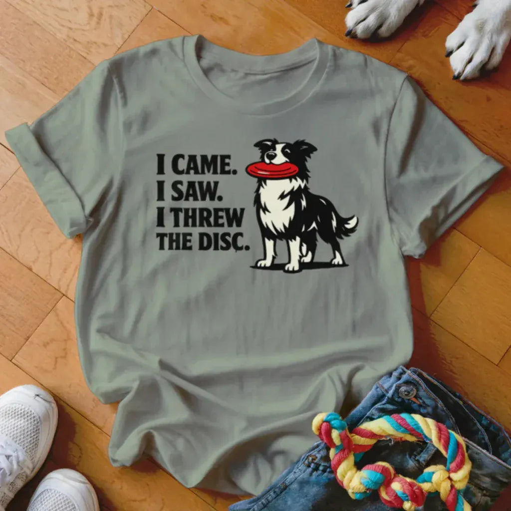 I Threw the Disc Shirt - The Pawsitive Initiative