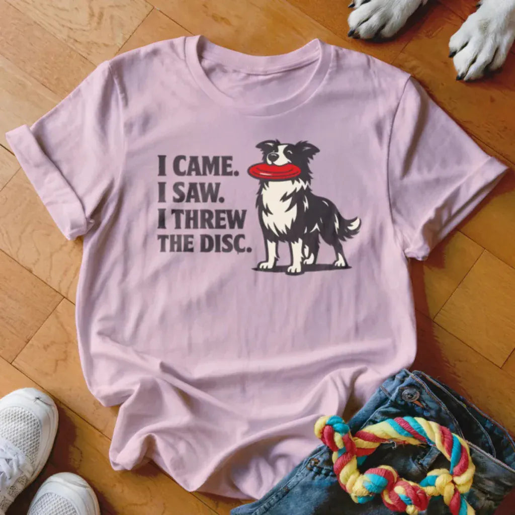 I Threw the Disc Shirt - The Pawsitive Initiative