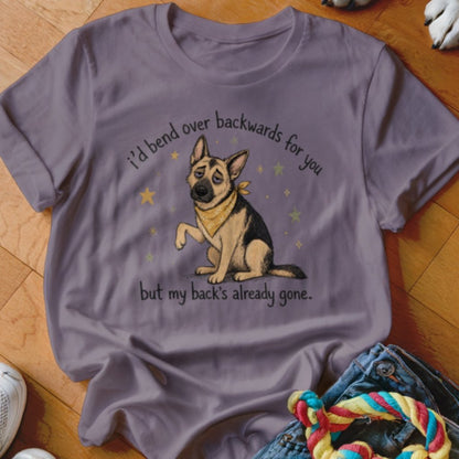 I'd Bend Over Backwards Shirt - The Pawsitive Initiative