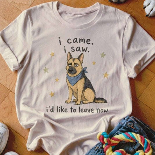 I'd Like To Leave Now Shirt - The Pawsitive Initiative
