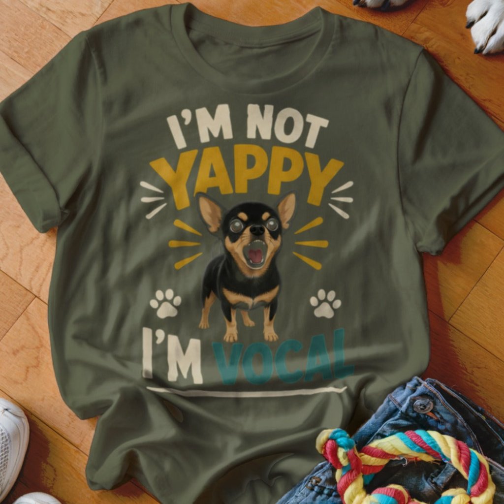 I'm Not Yappy Shirt - The Pawsitive Initiative
