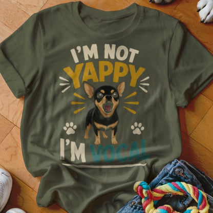 I'm Not Yappy Shirt - The Pawsitive Initiative