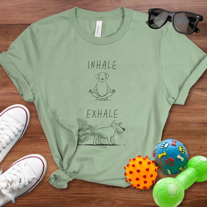 Inhale Exhale Shirt - The Pawsitive Initiative