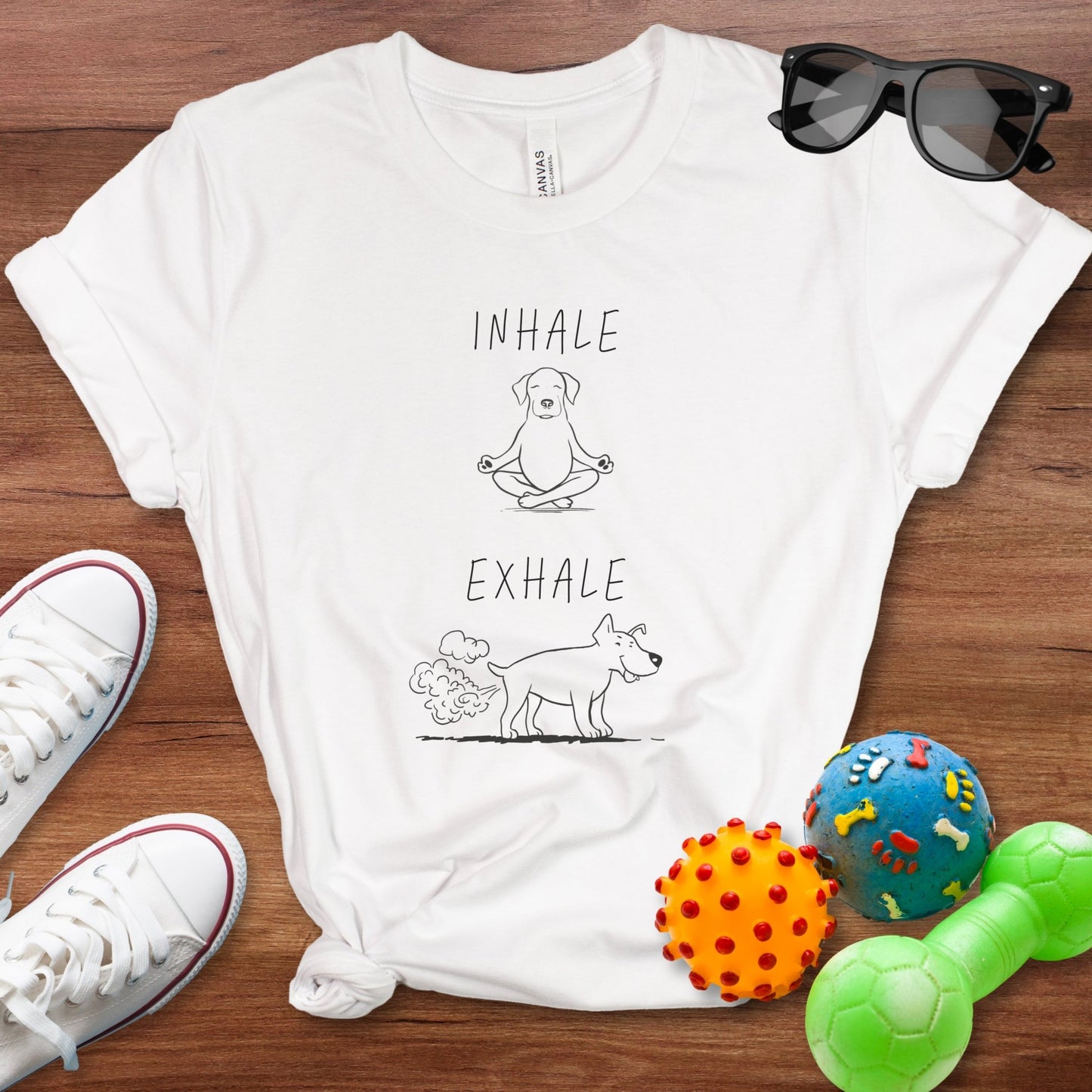 Inhale Exhale Shirt - The Pawsitive Initiative