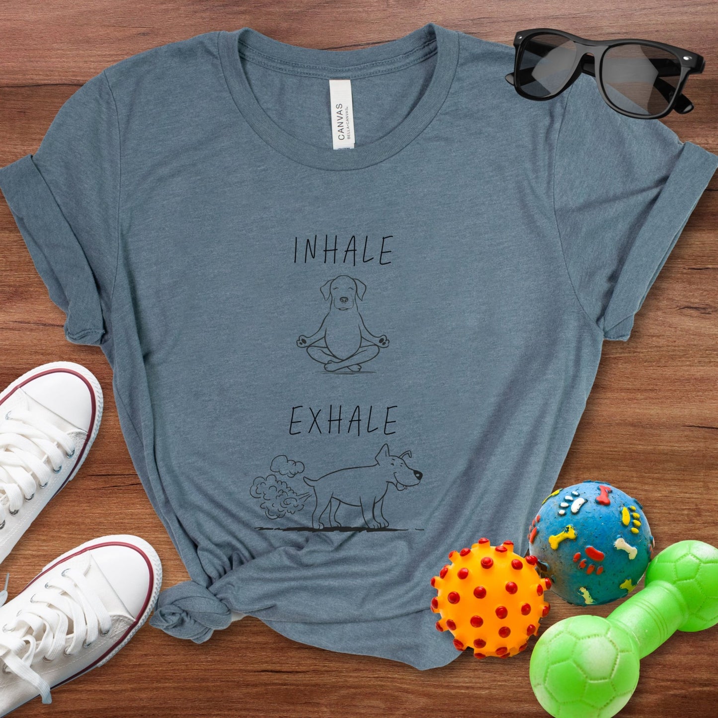 Inhale Exhale Shirt - The Pawsitive Initiative