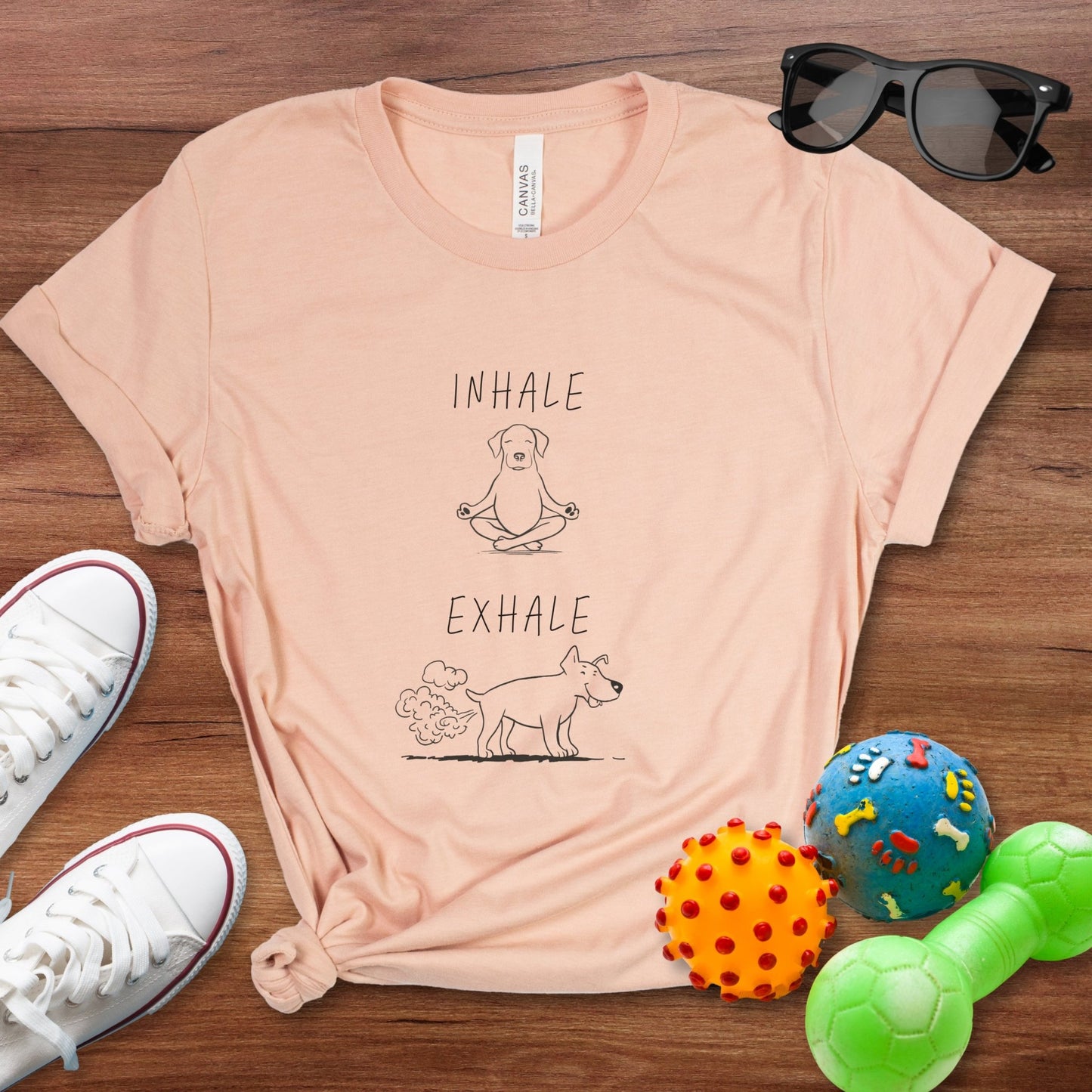 Inhale Exhale Shirt - The Pawsitive Initiative