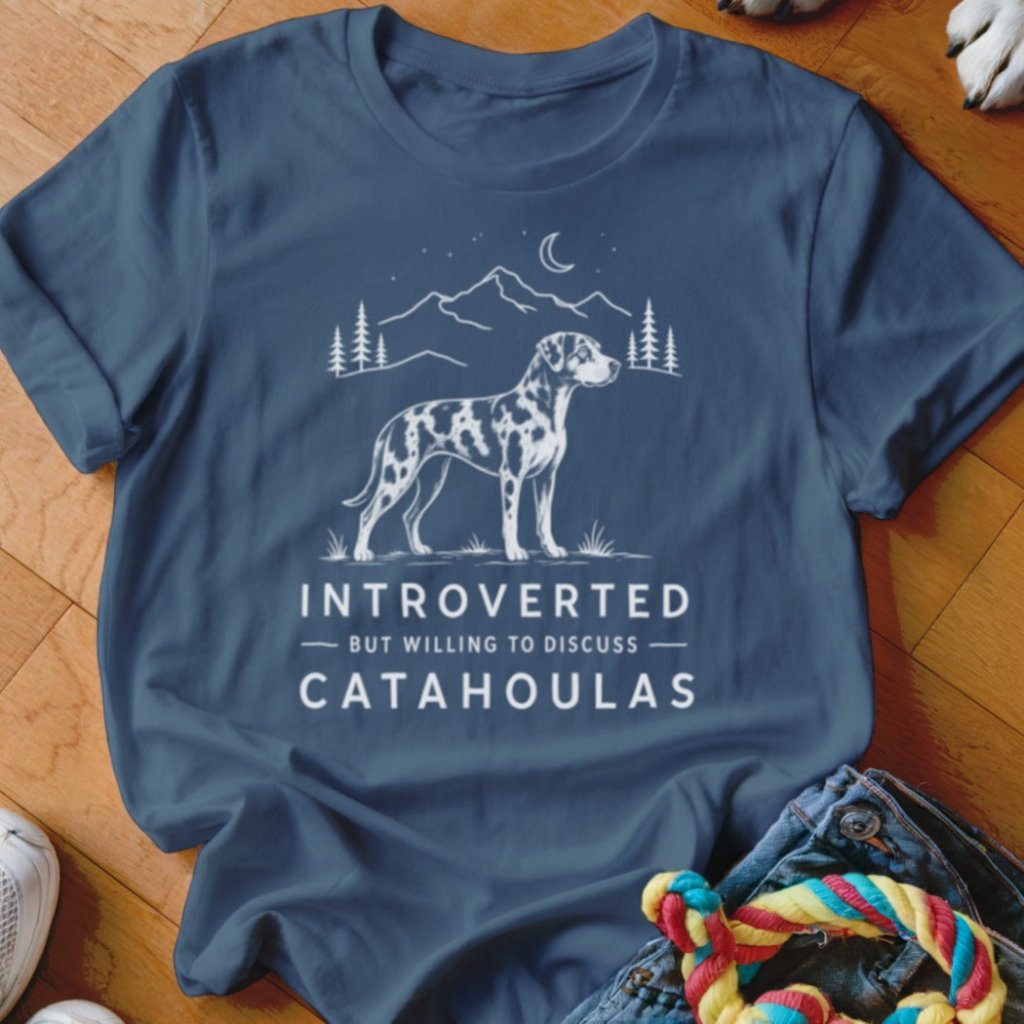 Introverted But Willing To Discuss Catahoulas Shirt - The Pawsitive Initiative