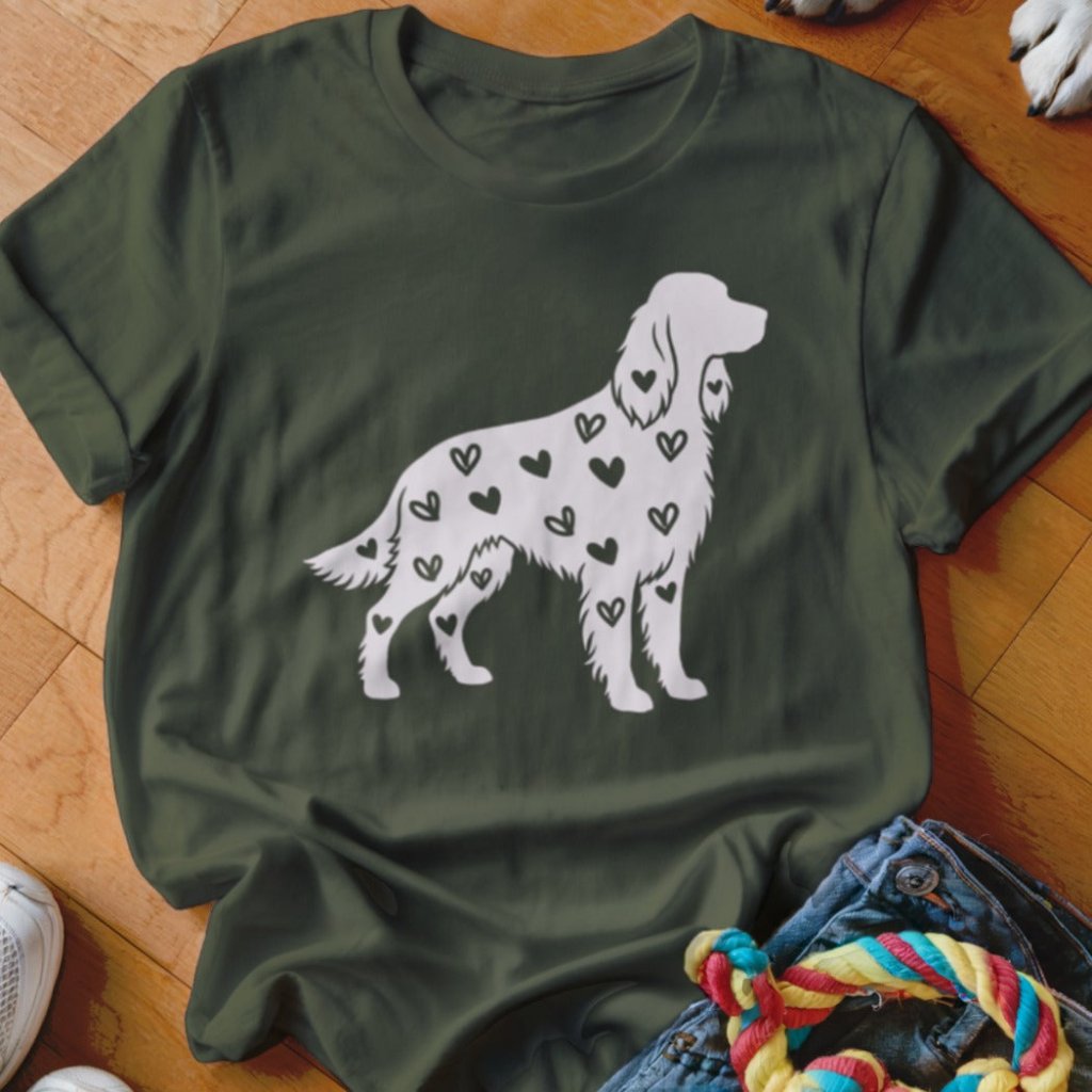 Irish Setter Hearts Shirt - The Pawsitive Initiative