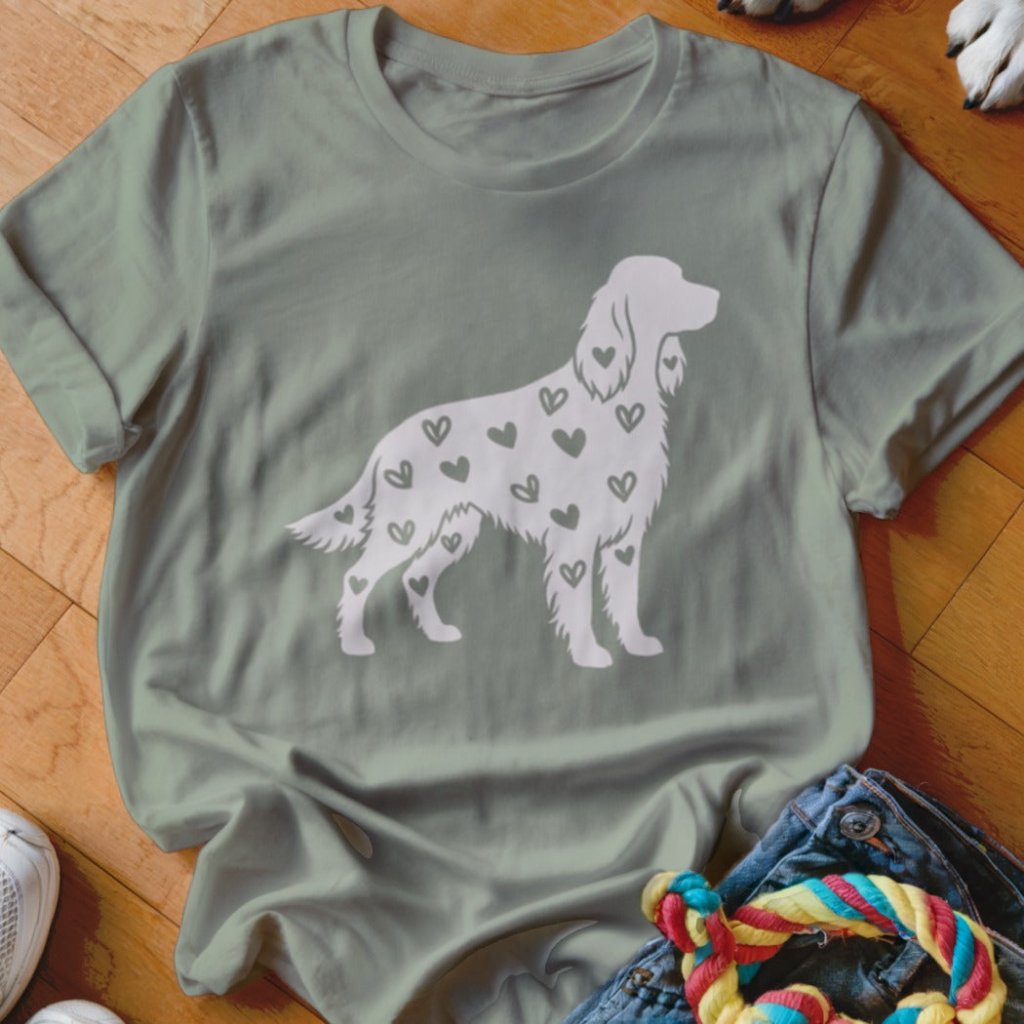 Irish Setter Hearts Shirt - The Pawsitive Initiative