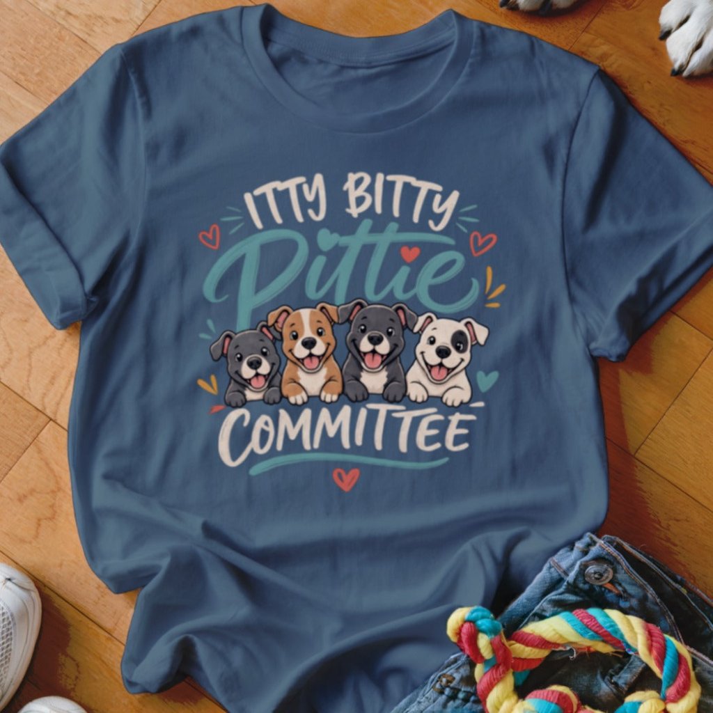 Itty Bitty Pittie Committee Shirt - The Pawsitive Initiative