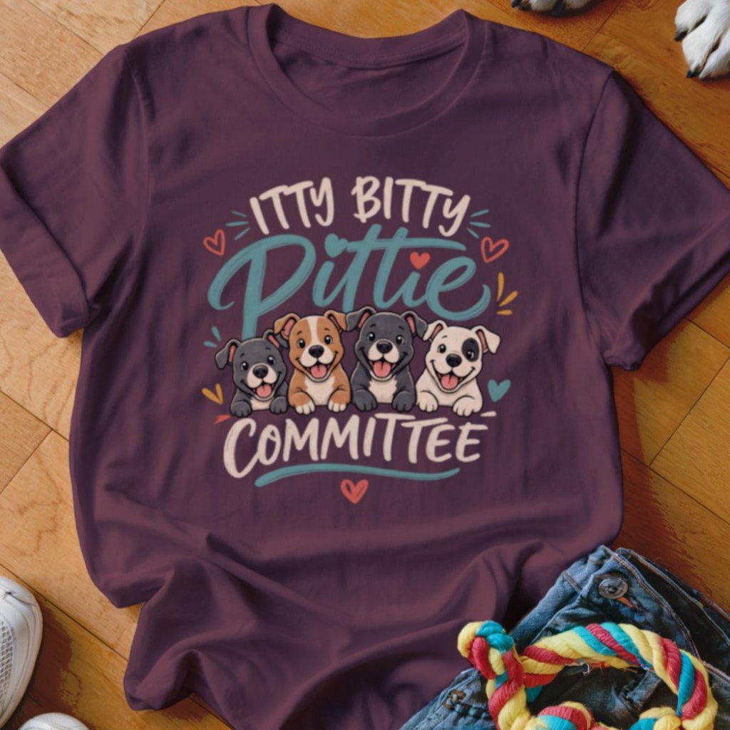 Itty Bitty Pittie Committee Shirt - The Pawsitive Initiative