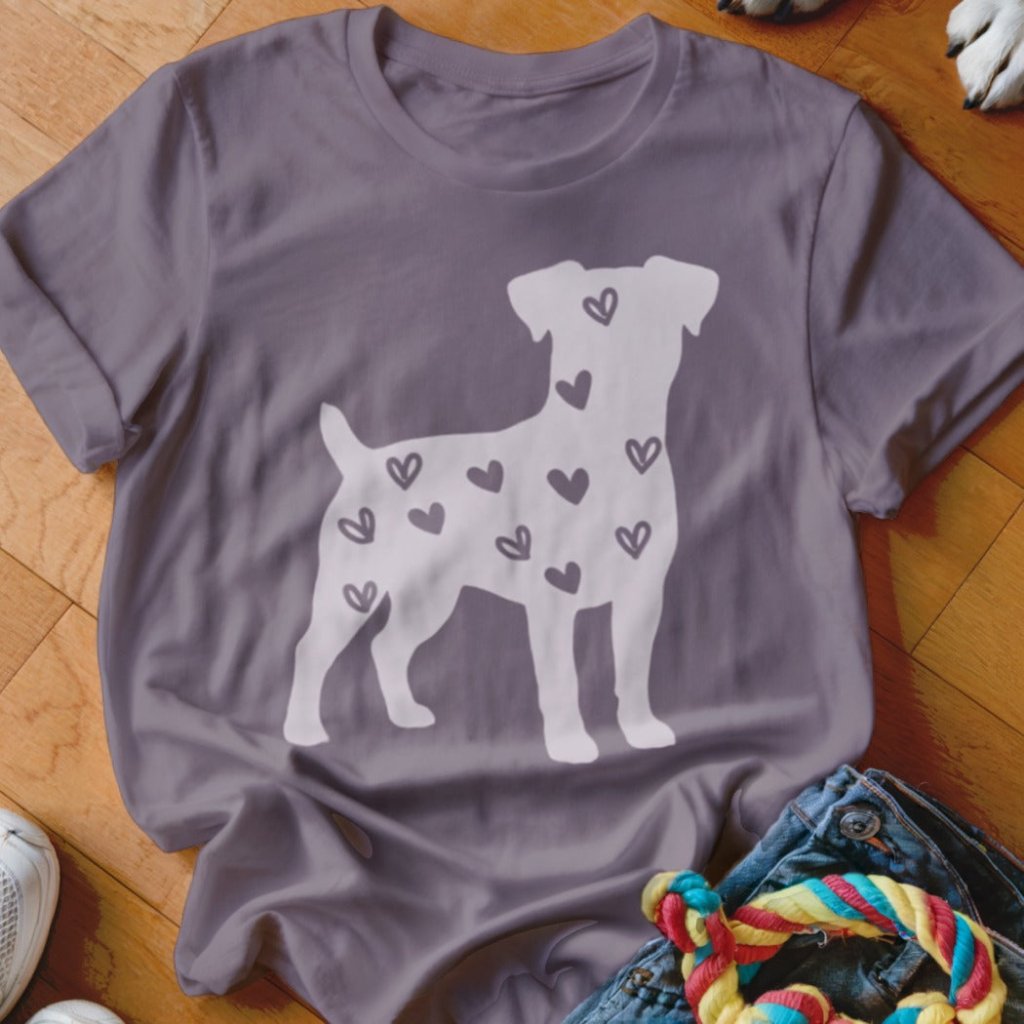 Jack Russell Hearts Shirt - The Pawsitive Initiative