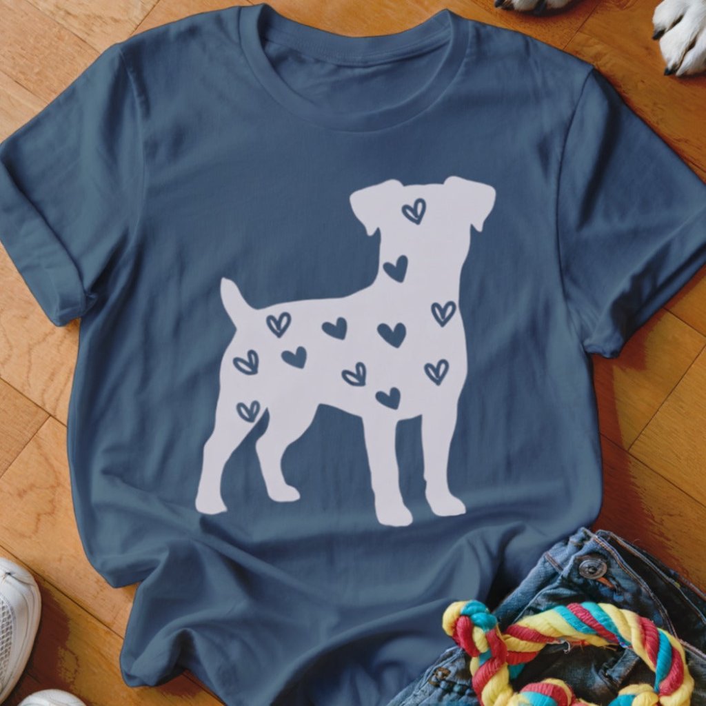 Jack Russell Hearts Shirt - The Pawsitive Initiative