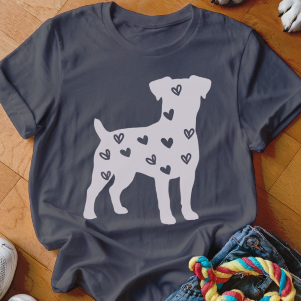 Jack Russell Hearts Shirt - The Pawsitive Initiative