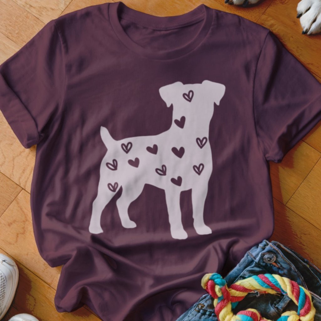 Jack Russell Hearts Shirt - The Pawsitive Initiative