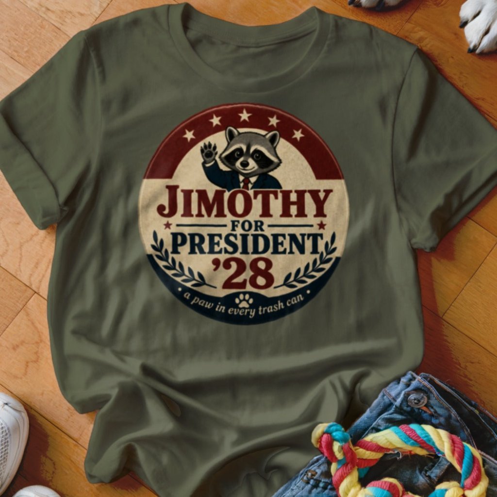 Jimothy for President Shirt - The Pawsitive Initiative