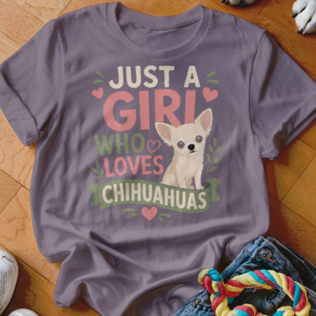 Just A Girl Who Loves Chihuahuas Shirt - The Pawsitive Initiative