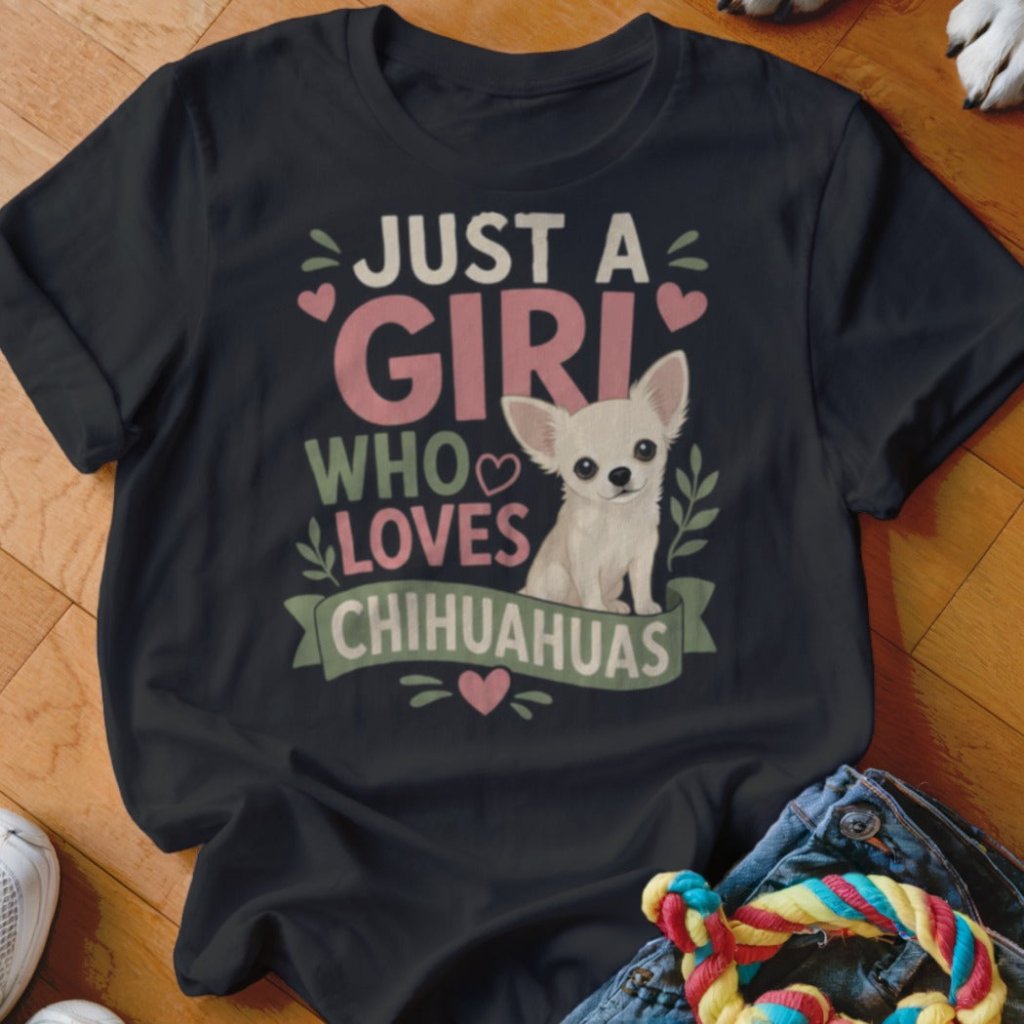 Just A Girl Who Loves Chihuahuas Shirt - The Pawsitive Initiative