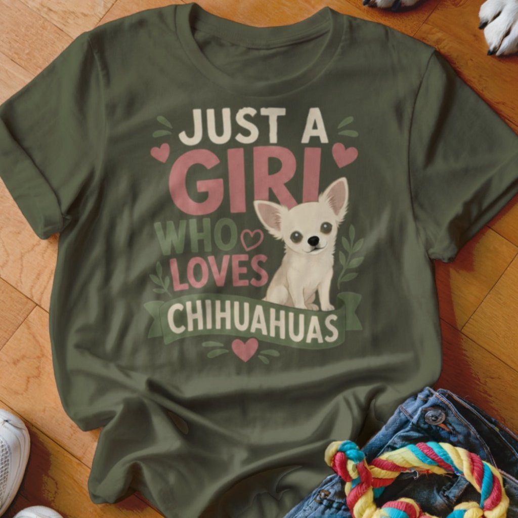 Just A Girl Who Loves Chihuahuas Shirt - The Pawsitive Initiative