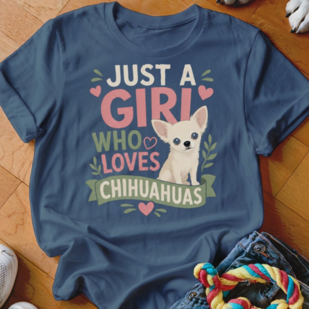 Just A Girl Who Loves Chihuahuas Shirt - The Pawsitive Initiative