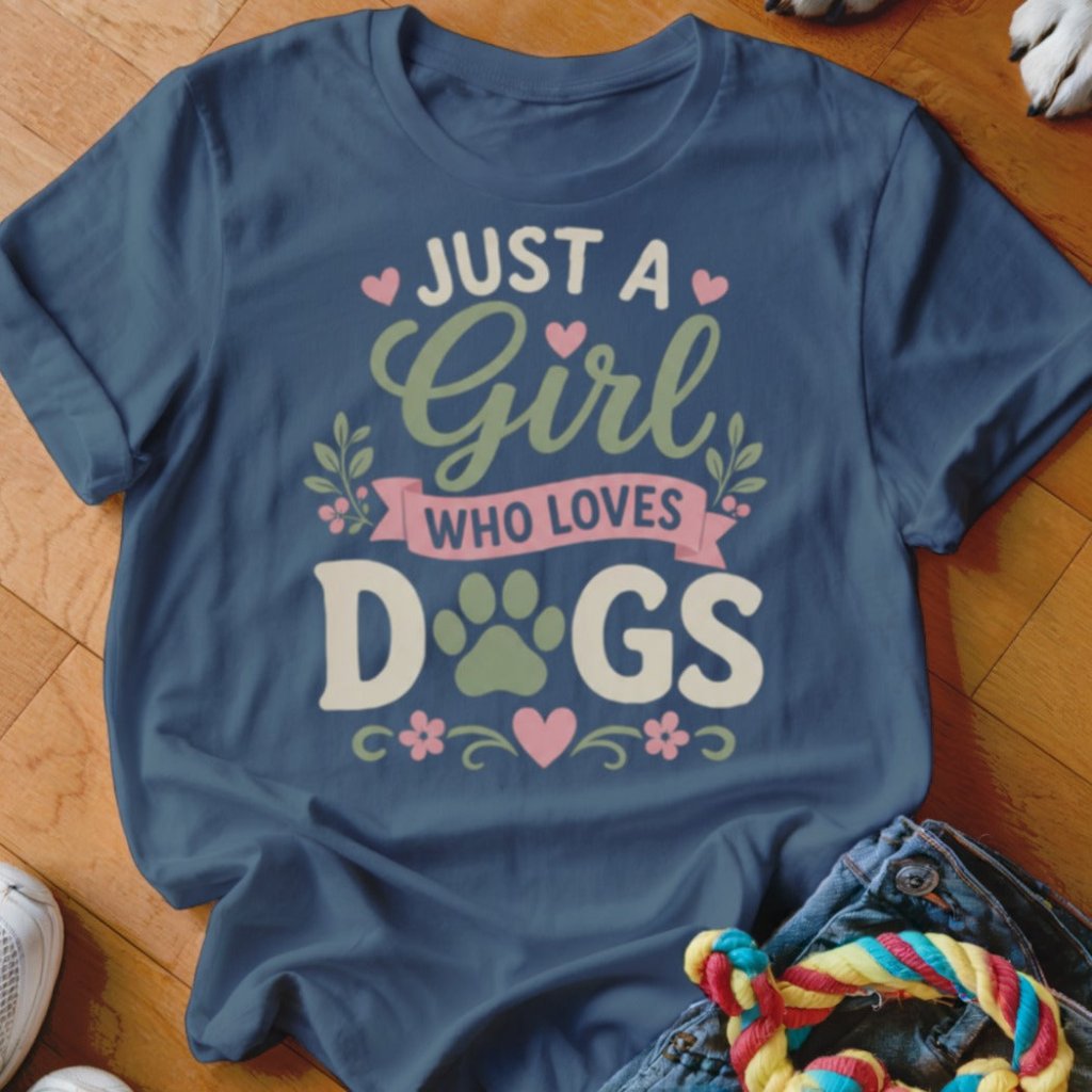 Just a Girl Who Loves Dogs Shirt - The Pawsitive Initiative