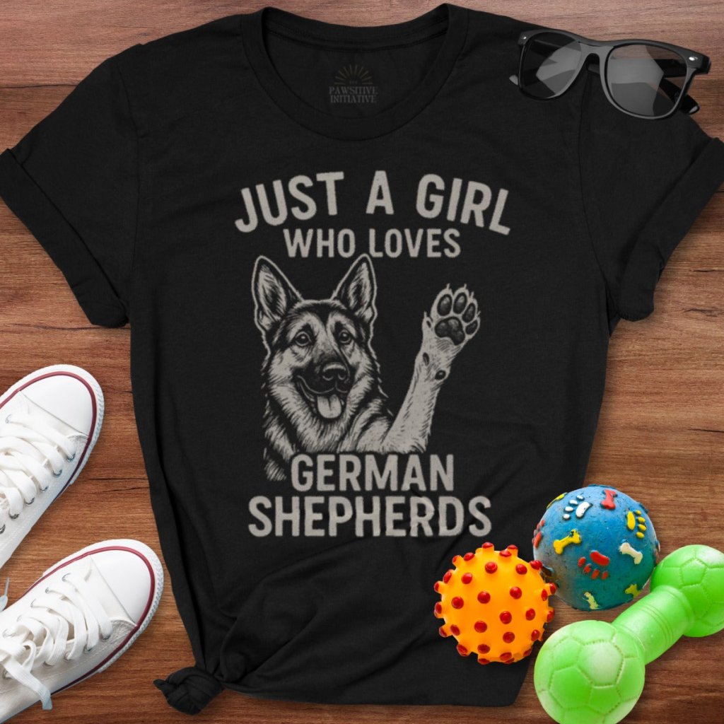 Just a Girl Who Loves GSD Shirt - The Pawsitive Initiative
