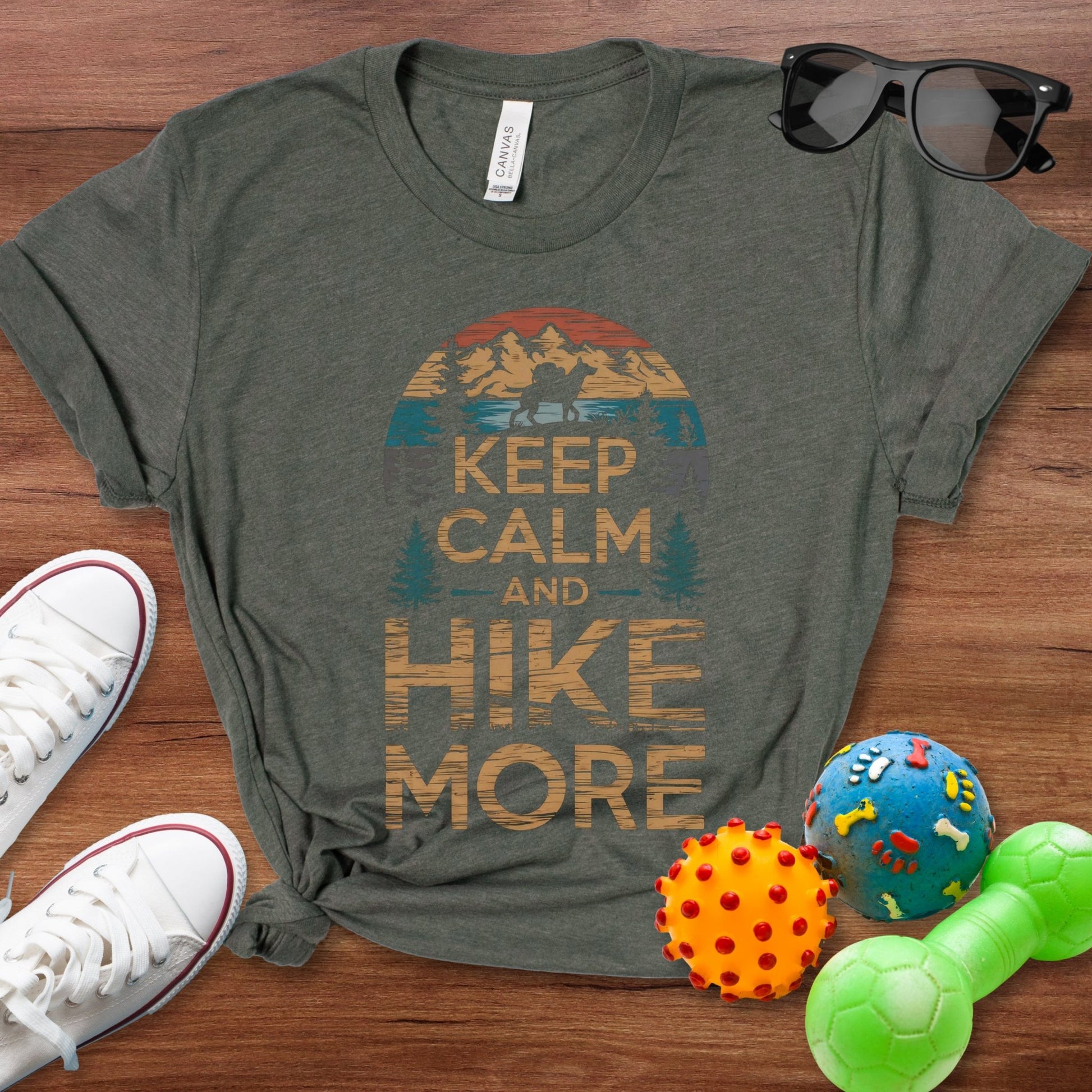 Keep Calm and Hike More Shirt - The Pawsitive Initiative