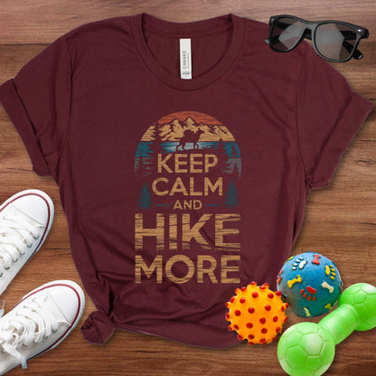 Keep Calm and Hike More Shirt - The Pawsitive Initiative