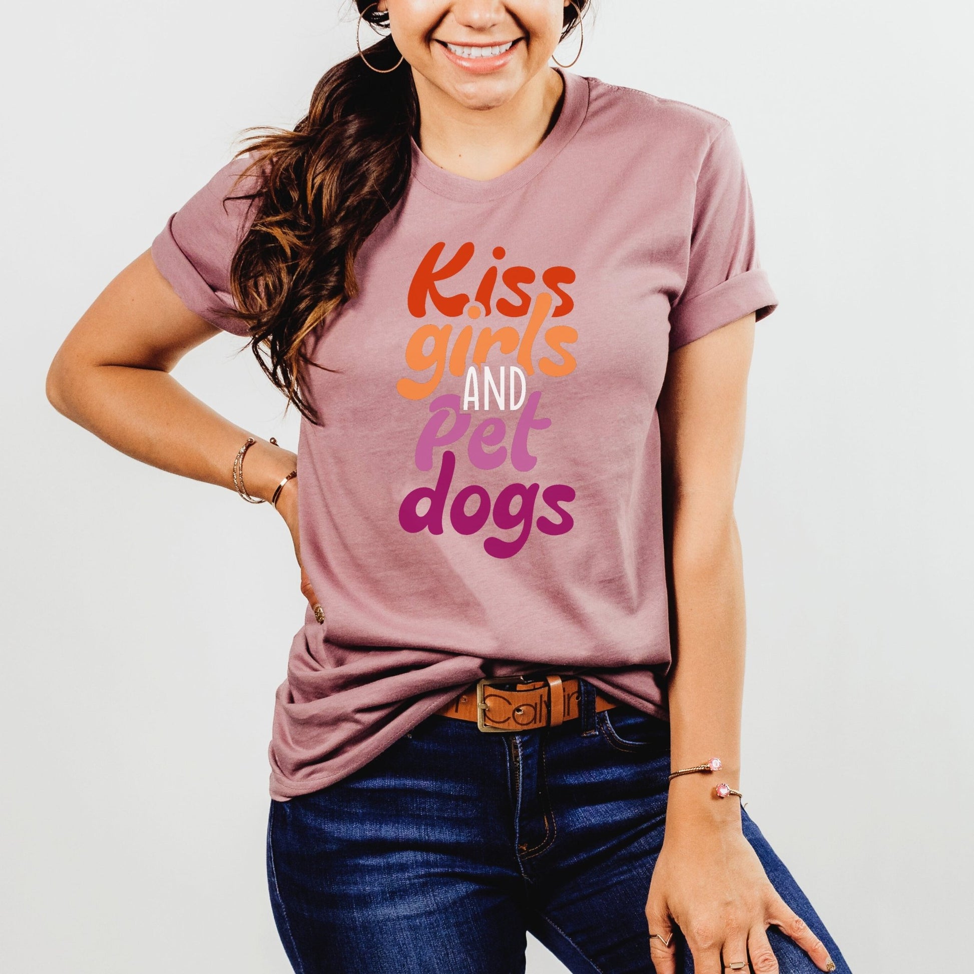 Kiss Girls and Pet Dogs Shirt - The Pawsitive Initiative