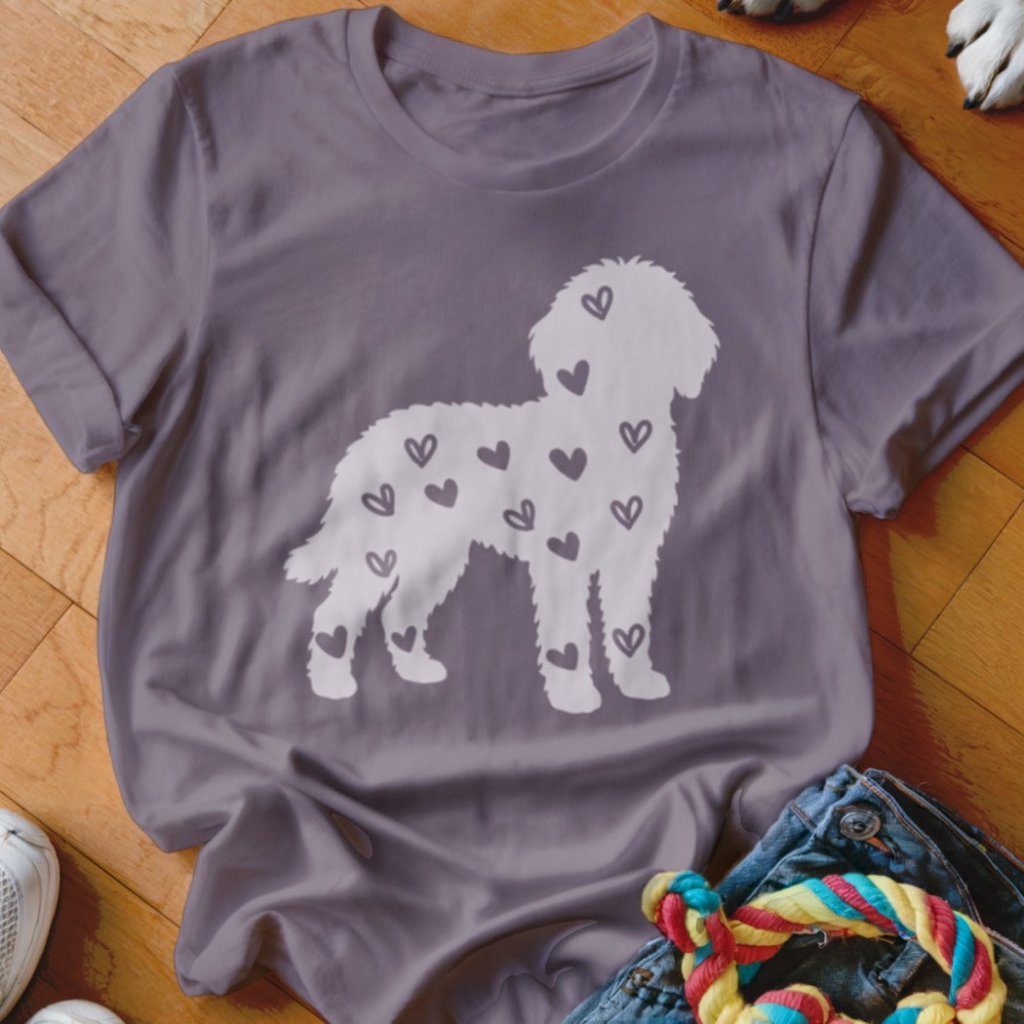 Labradoodle Hearts Shirt - The Pawsitive Initiative