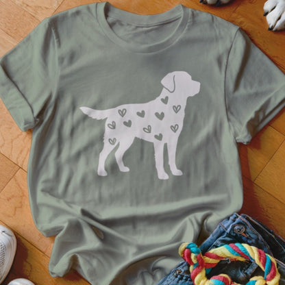Labrador Hearts Shirt - The Pawsitive Initiative