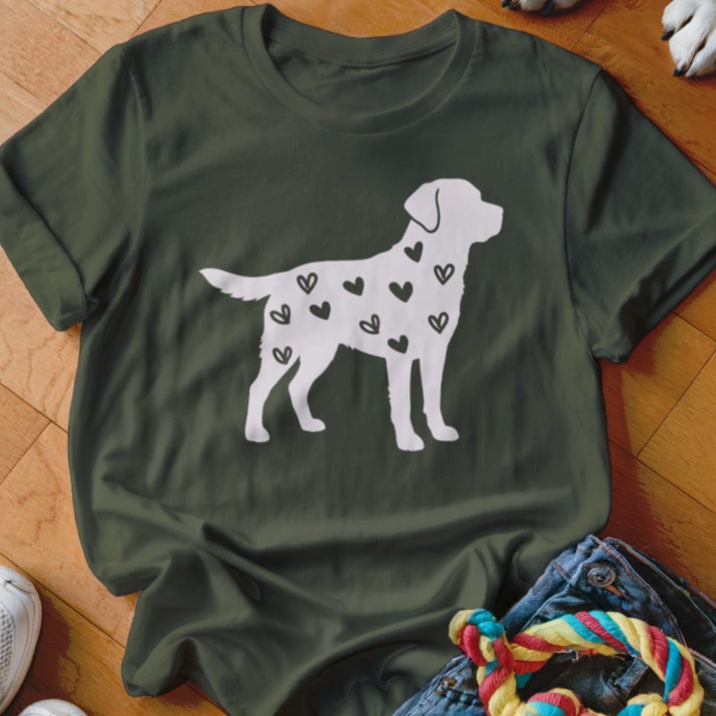 Labrador Hearts Shirt - The Pawsitive Initiative