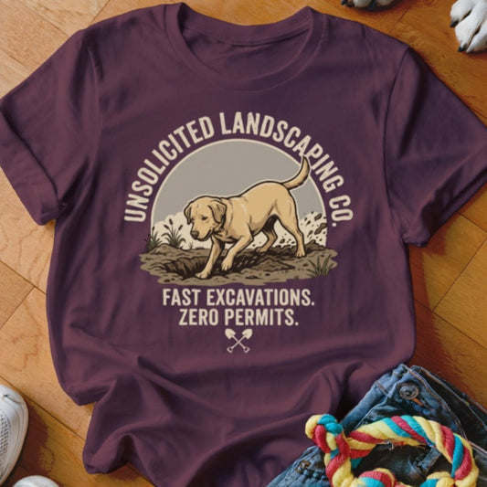 Labrador Unsolicited Landscaping Co Shirt - The Pawsitive Initiative