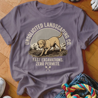 Labrador Unsolicited Landscaping Co Shirt - The Pawsitive Initiative
