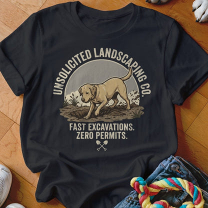 Labrador Unsolicited Landscaping Co Shirt - The Pawsitive Initiative